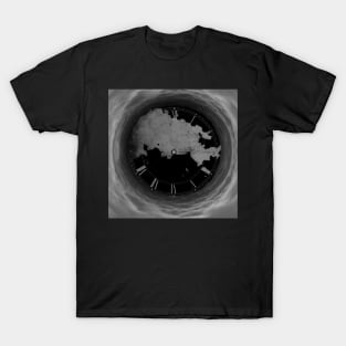 Clock and clouds T-Shirt